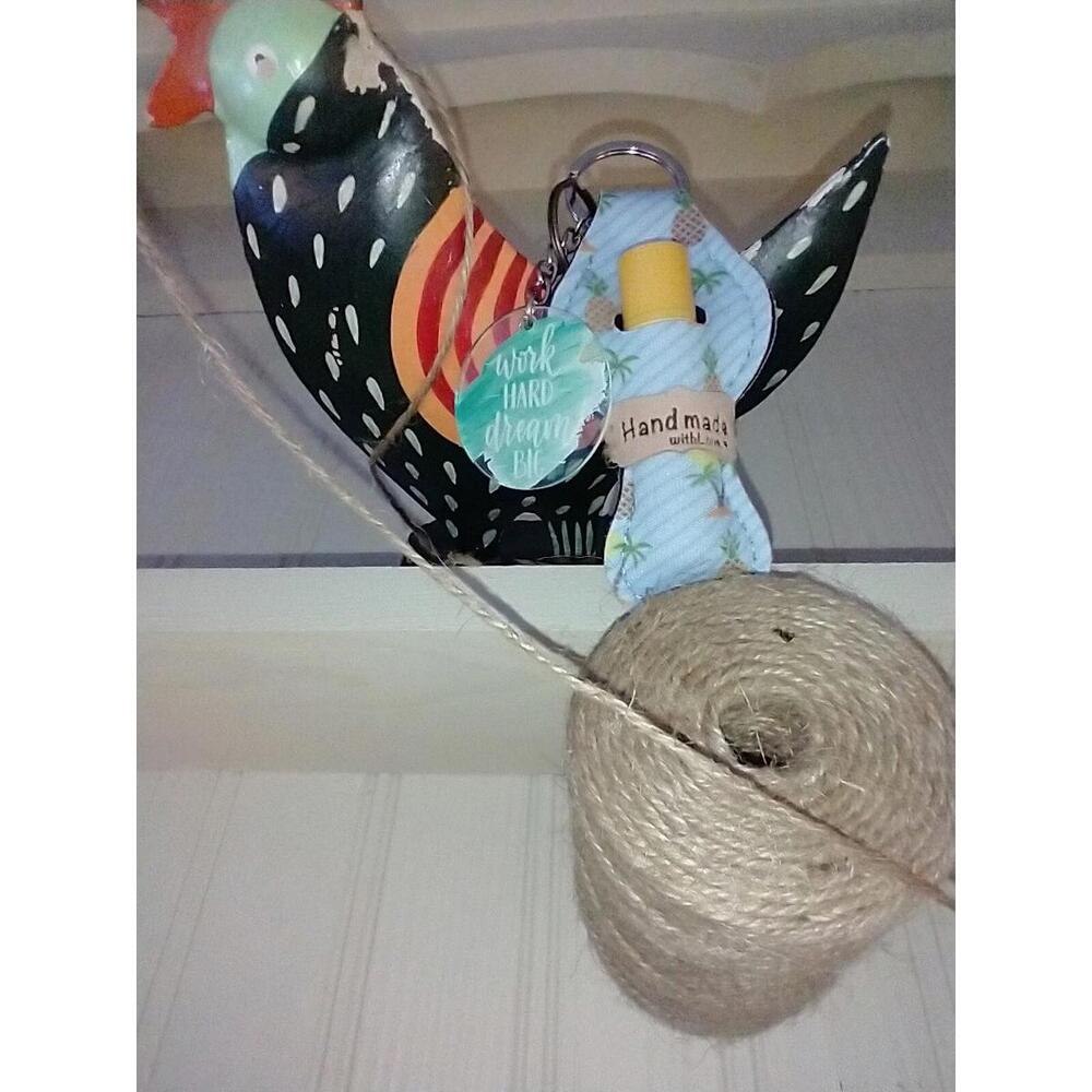 Lipstick, Chapstick Keychain holder with Motivational message.  Price is per*** - Picture 2 of 9